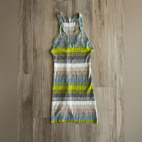 Daily Practice x Anthropologie Tuvalu Sweater Tank Dress Sky/Ciel - Size XS - Picture 2 of 7